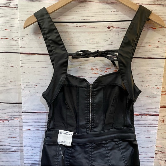 NEW Free People We The Free Crvy 2nd Ave Coated One-Piece Overalls - size 4 - Picture 4 of 8